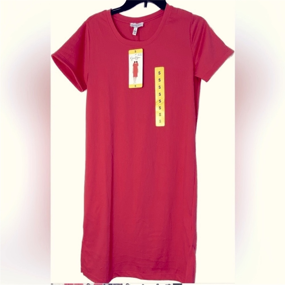 Jessica Simpson NWT Coral Short Sleeve Dress Size Small Great Material - Picture 8 of 13